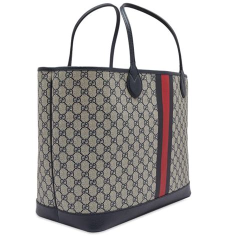 navy red stripes gucci|Gucci ophidia tote.